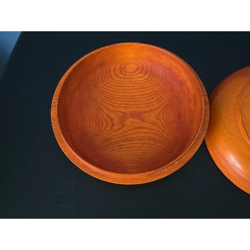 Vintage‎ Wooden Dapa Bhutanese Burl Maple Wood Bowl Used for Commoners